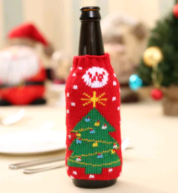 Christmas Wine Bottle Covers